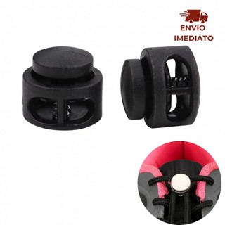 200 Peças Trava Cordão Cord Lock Ponteira Reguladora 17mm em Oferta na Shopee