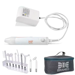 HF Ibramed Aparelho Facial Capilar Estética + 9 Eletrodos