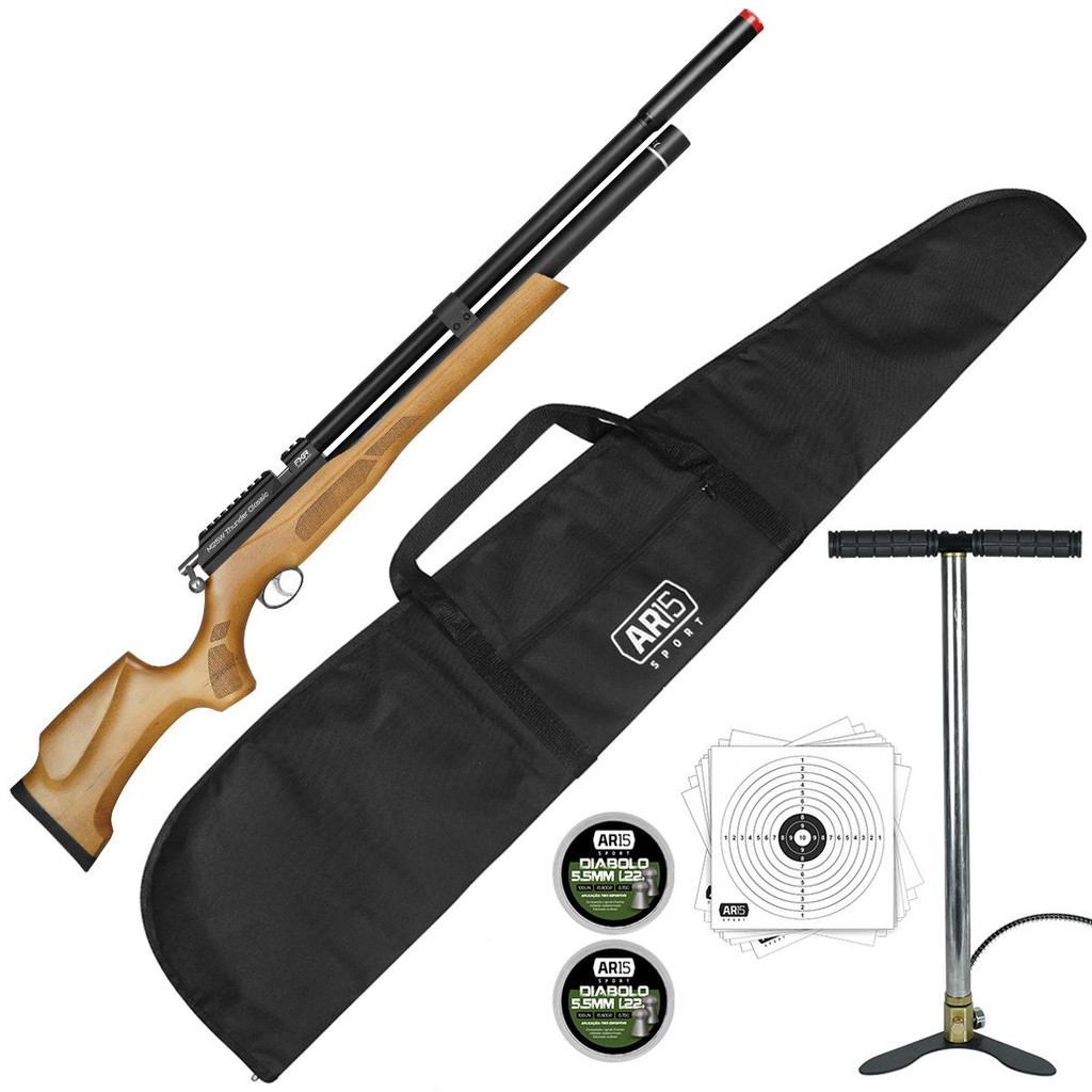 Carabina de Pressão 5.5mm PCP M25 Artemis com Bomba Manual