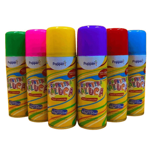 Serpentina Em Aerossol 150Ml – Spray Para Festas E Carnaval em Oferta na Shopee