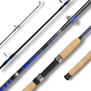 Vara Albatroz Atlanta 1,80m 80lbs Molinete Fibra Vidro Maciça Pesca Embarcada Pesqueiro 2 Partes em Oferta na Shopee