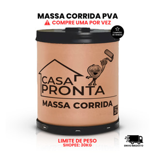 Massa Corrida Premium PVA Revestimento 21kg Branca em Oferta na Shopee