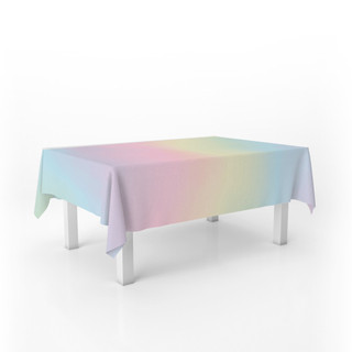 Toalha De Mesa Retangular Candy Color Degradê 220x140cm Oxford