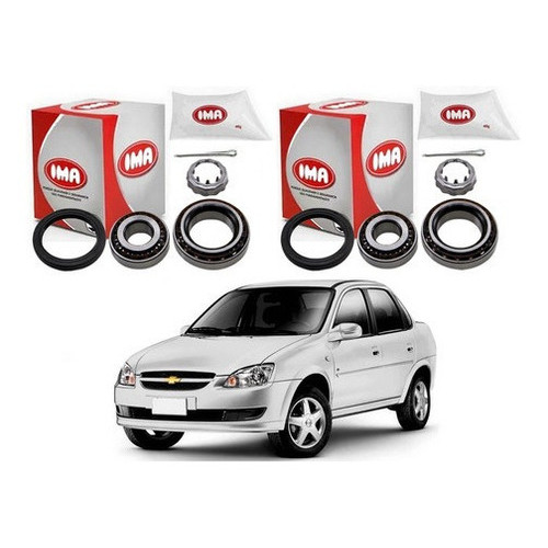 Par Kit Rolamento Roda Traseiro, Corsa Classic 1.0 2012 em Oferta na Shopee