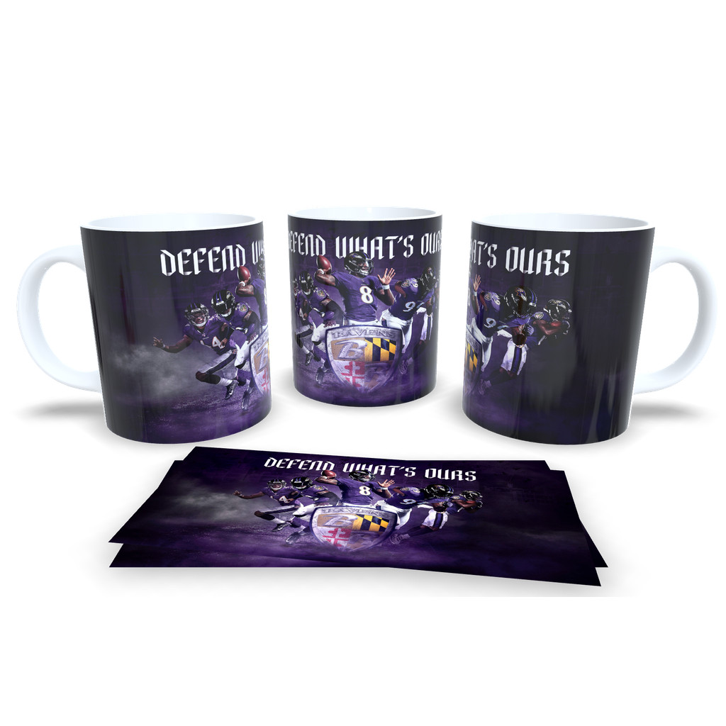 Caneca Personalizada NFL Baltimore Ravens 04