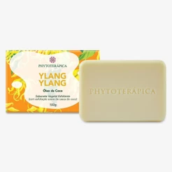 Sabonete Esfoliante Ylang Ylang & Coco - 100% natural da casca do coco - 100g