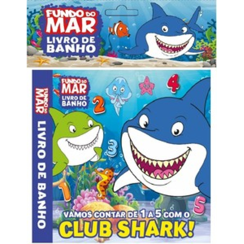 FUNDO DO MAR   LIVRO DE BANHO