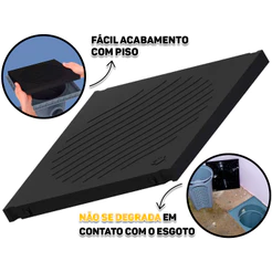 Tampa Para Caixa De Gordura Plástico Abs Reforçada Inspeção Coletora Encanamento Tigre