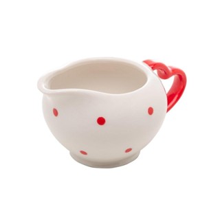 Leiteira Wolff Petit Pois de Porcelana Branco