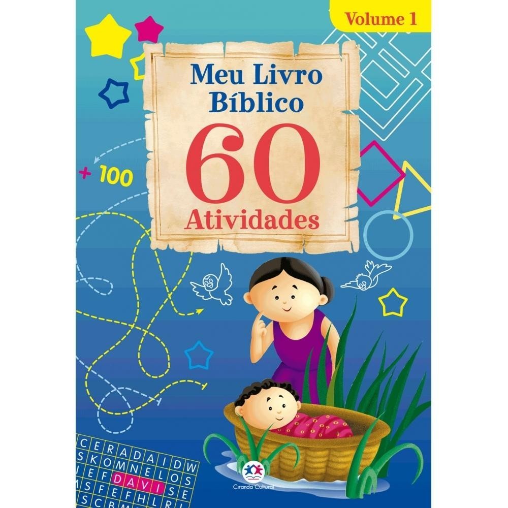 Livro Meu livro bíblico 60 atividades - Vol.1