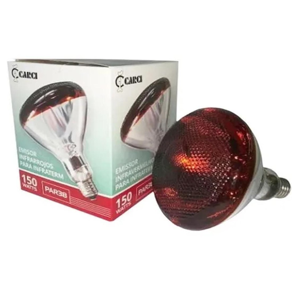 Lâmpada Emissora De Infravermelho 127v Infraterm 150w Carci