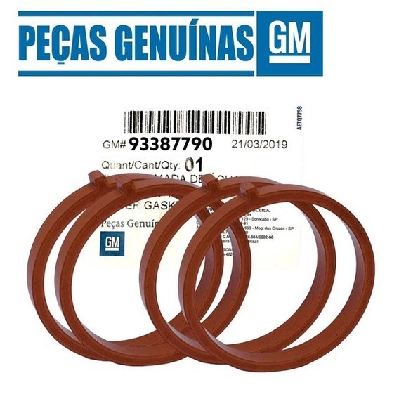 Anéis Admissão Agile Celta Cobalt Corsa Onix Prisma Spin 93397790  GM
