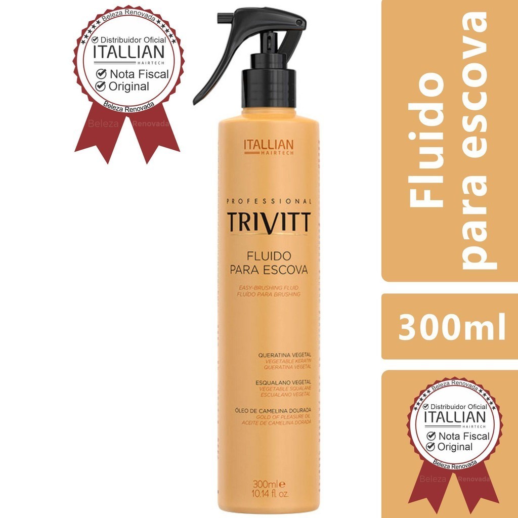 Fluido Para Escova Trivitt Itallian Hair Tech 300Ml.