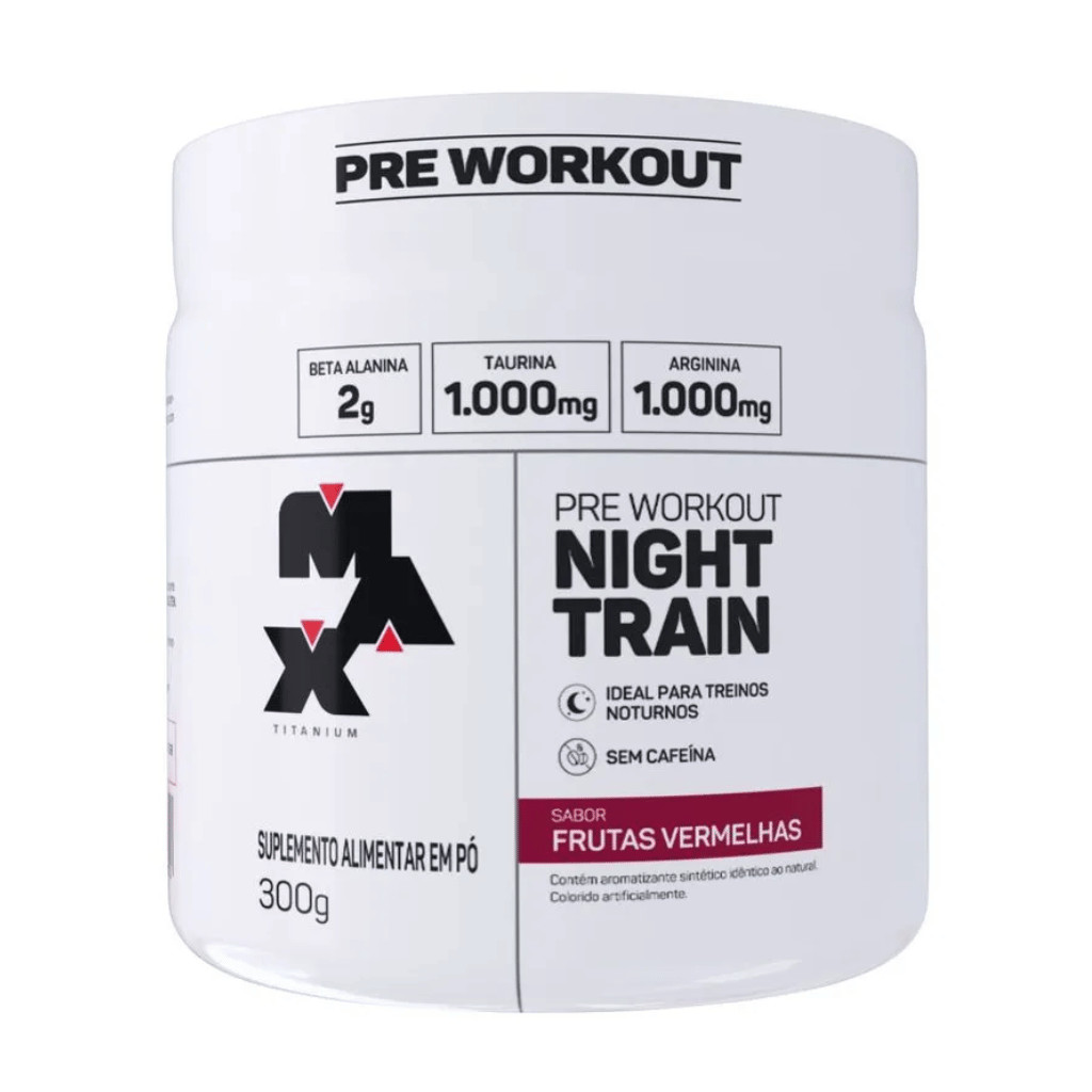 Night Train Max Titanium 300g – Recuperação Noturna | Auxilia no Sono e Relaxamento