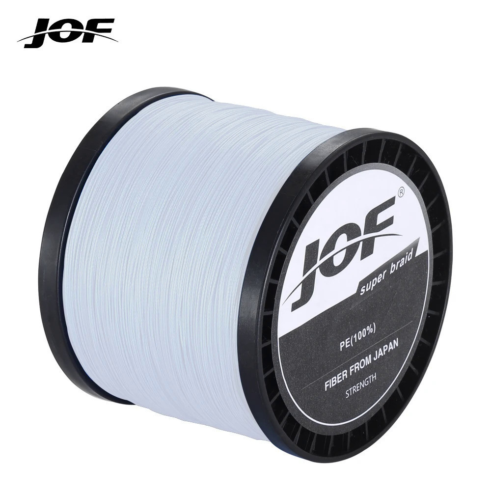JOF 4 Vertentes Linha De Pesca Trançada Resistente À Abrasão 300M 500MTodos Para A Linha De Pesca Max Arraste 83LB