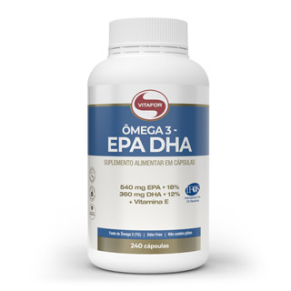 Omega 3 EPA DHA Vitafor 240 Capsulas 1000mg com Vitamina E