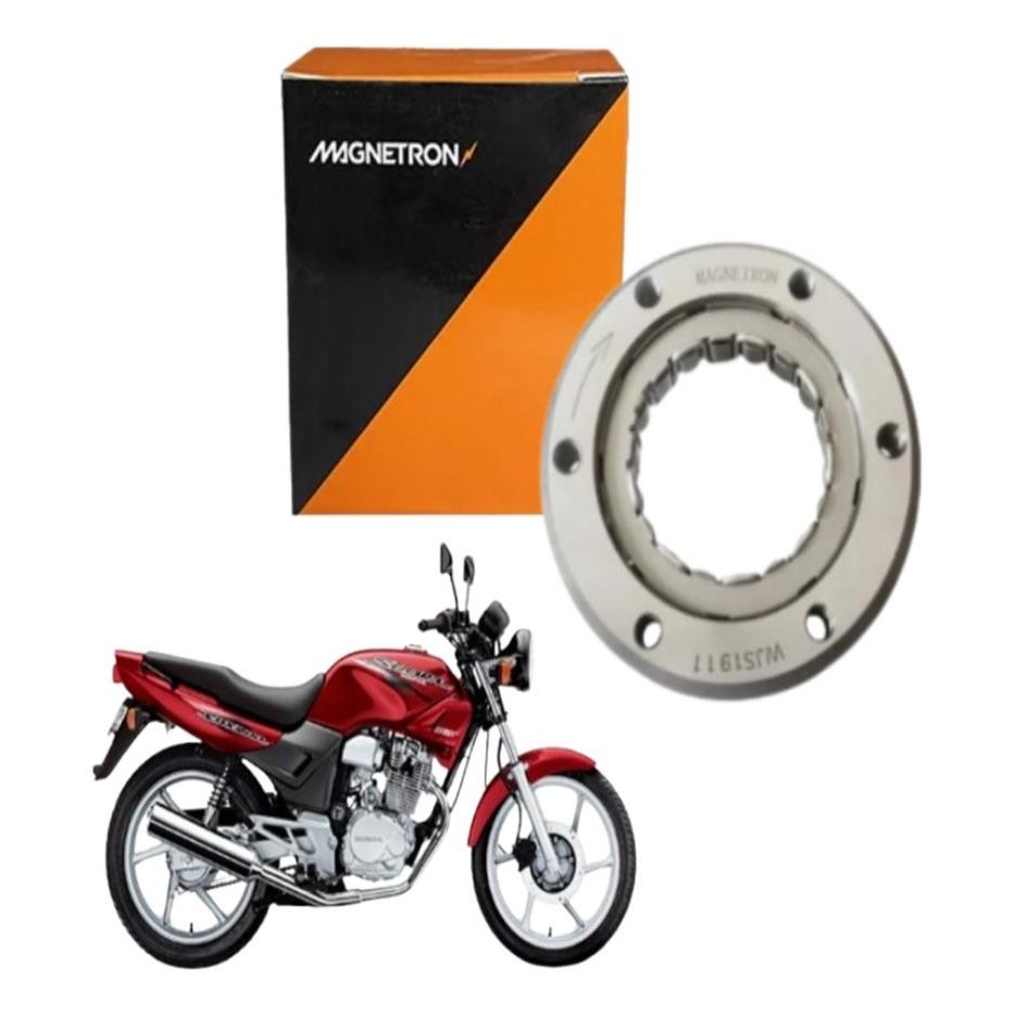 Placa Embreagem Partida Twister 250 CBX STRADA XR 200 CG TITAN FAN 125 XR TORNADO 250 94 a 2008 Original Magnetron