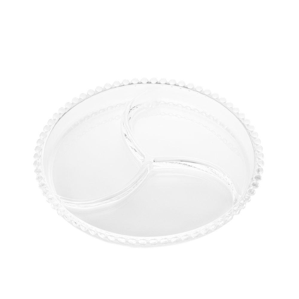Petisqueira Wolff Pearl de Cristal Incolor - Home & Living