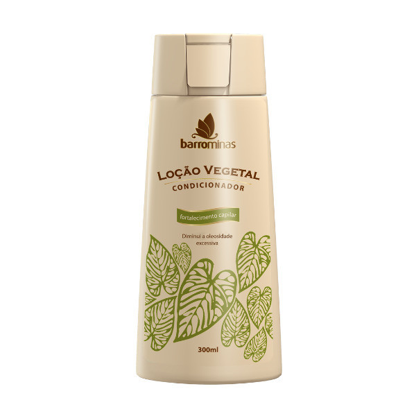 Barrominas Condicionador Loção Vegetal Extrato de Jaborandi Para cabelos frágeis e oleosos 300ml