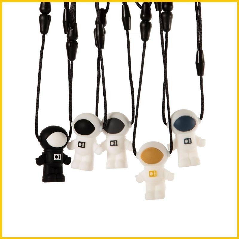SUN Silicone Astronauta Teether Colar Mastigação Sensorial Do Autismo Brinquedo Dentição Toddler