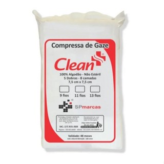 Compressa de Gaze Pacote C/500 Unidades 09 Fios Não Estéril - SP Marcas em Oferta na Shopee