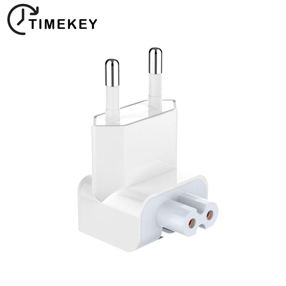 TKEY Wall AC Adaptador De Energia Elétrica Destacável Da Cabeça Do Pato Ue Para Apple iPad iPhone Carregador USB MacBook G3V3