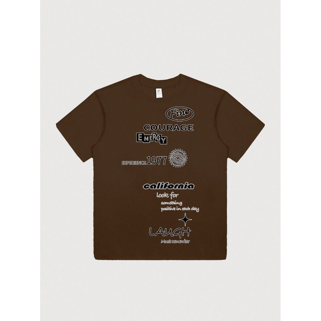 Blusa Streetwear Estampa Fine Courage Energy Experience 1997 California Look Oversized Plus Size