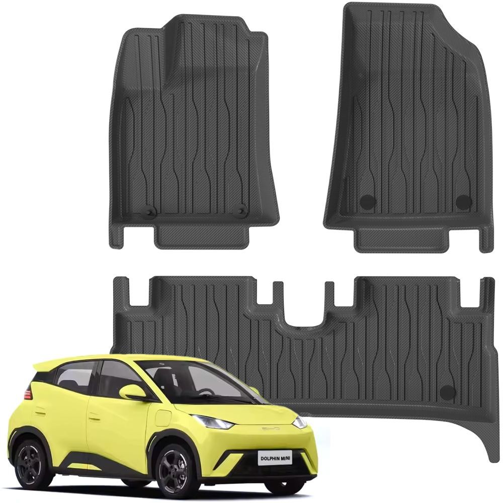 Jogo Tapete Automotivo Premium Emborrachado Antiderrapante Para Carro Mini Dolphin Conjunto 3 peças em Oferta na Shopee