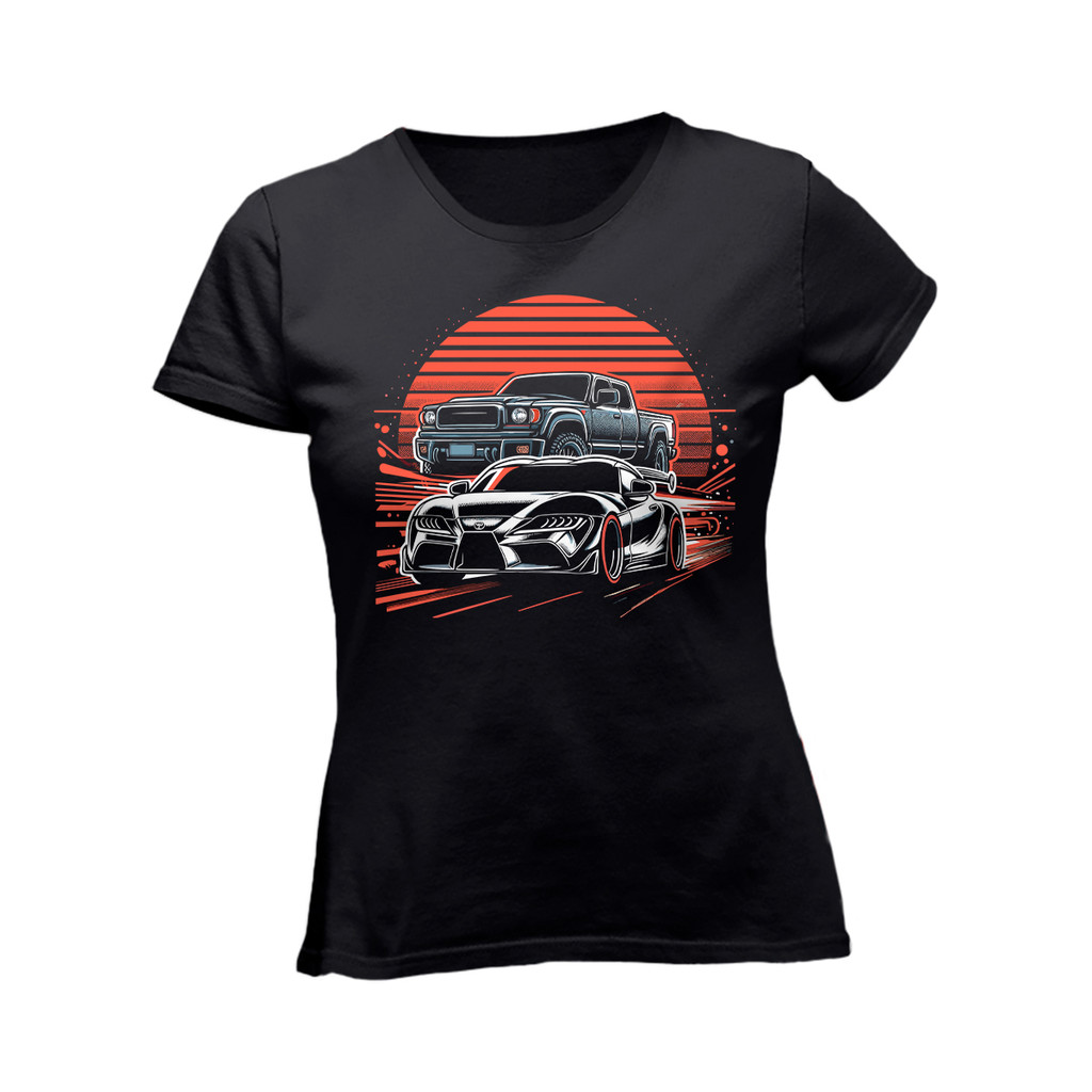 Camiseta Feminina Toyota Carro Modelo Japonês Carro Antigo