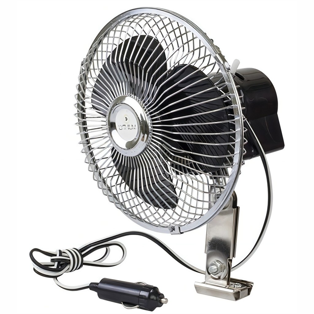 Ventilador Carro Caminhão Van Onibus Metal 8 Pol Lythium 12v - Spare Parts and Accessories for Vehicles