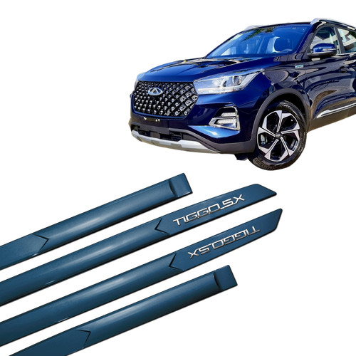 Kit Friso Porta Lateral Tiggo 5x Sport Pro Emblema Alto Relevo 2024 2025