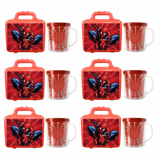 5 Maletinhas + 5 Canecas Lembrancinha do Homem-Aranha em Oferta na Shopee
