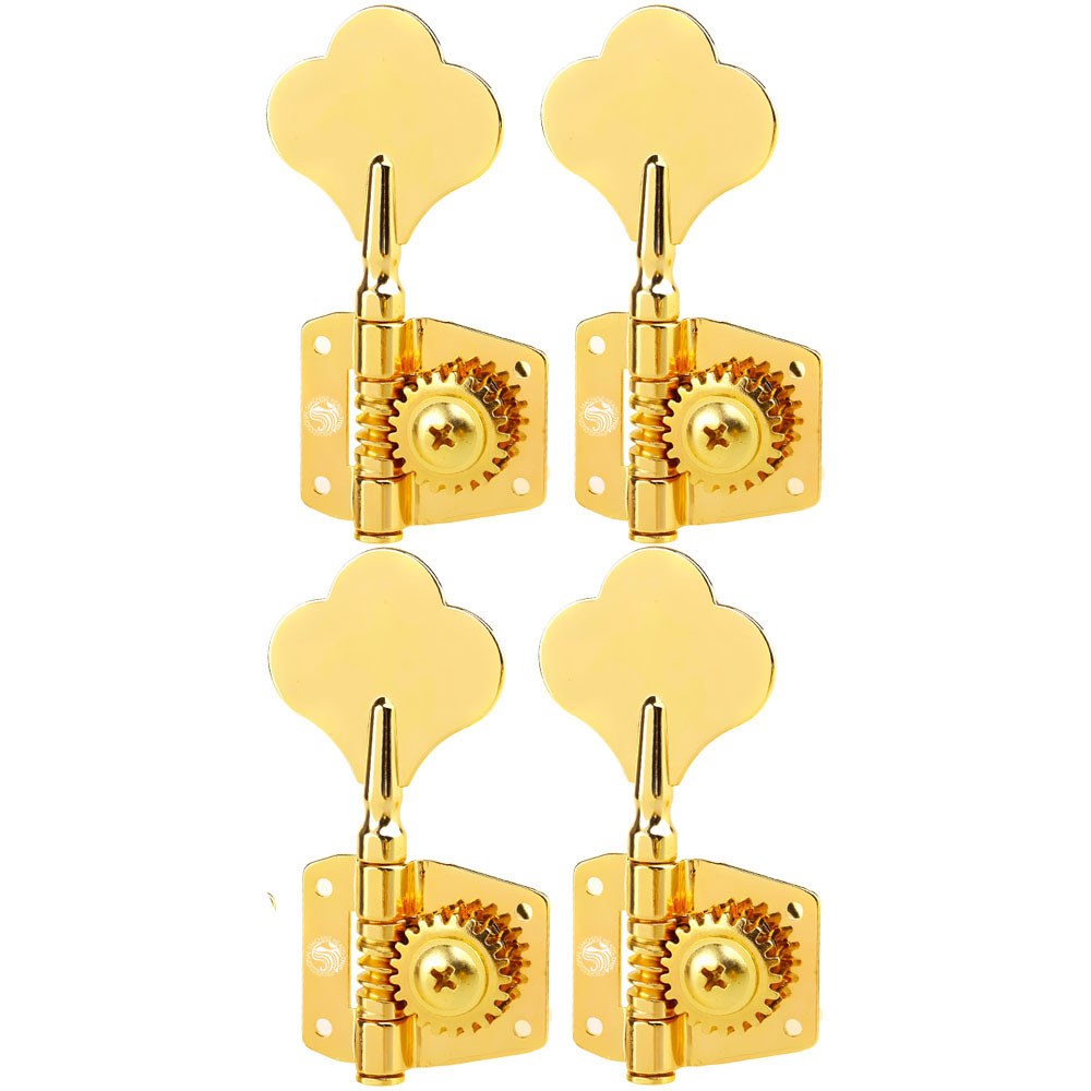 Tarraxas Douradas Thida Jazz Bass Contra Baixo Vintage 4 Cordas Em Linha