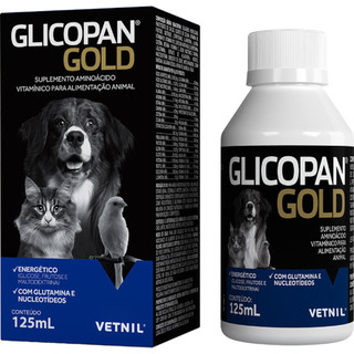 Glicopan Gold Vetnil para Cães e Gatos - 125 mL em Oferta na Shopee
