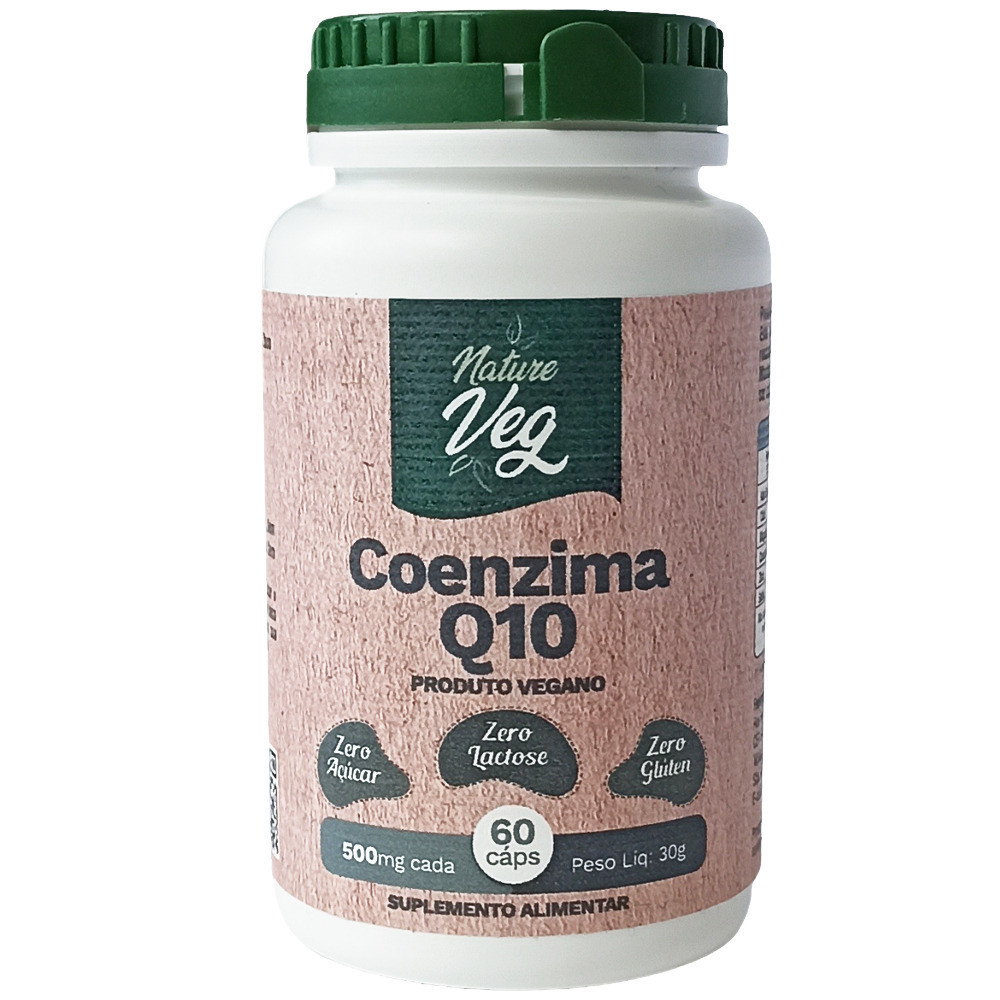 Coenzima Q10 (Produto Vegano) em Cápsula 60 Cáps - Nature Veg