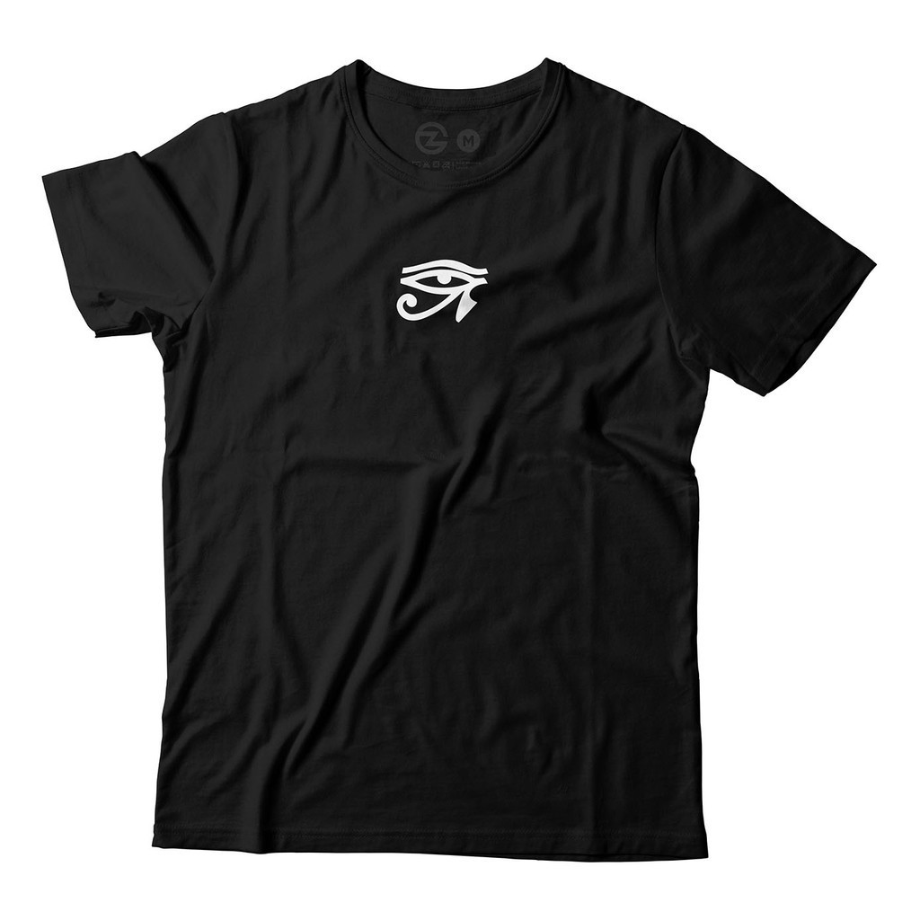Camiseta Olho De Hórus Deus Antigo Egito Camisa Hieróglifo
