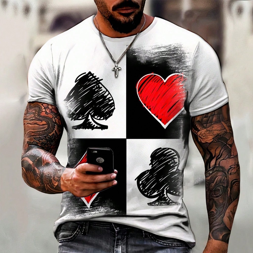 Camisa Camiseta Jogo Baralho Cartas Nipes 200-5 em Oferta na Shopee