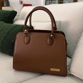 Bolsa Baú Grande Feminina Elegante de Mão e Alça Transversal