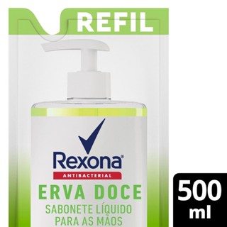Sabonete Líquido para as Mãos Rexona Antibacterial Erva-Doce 500ml Refil