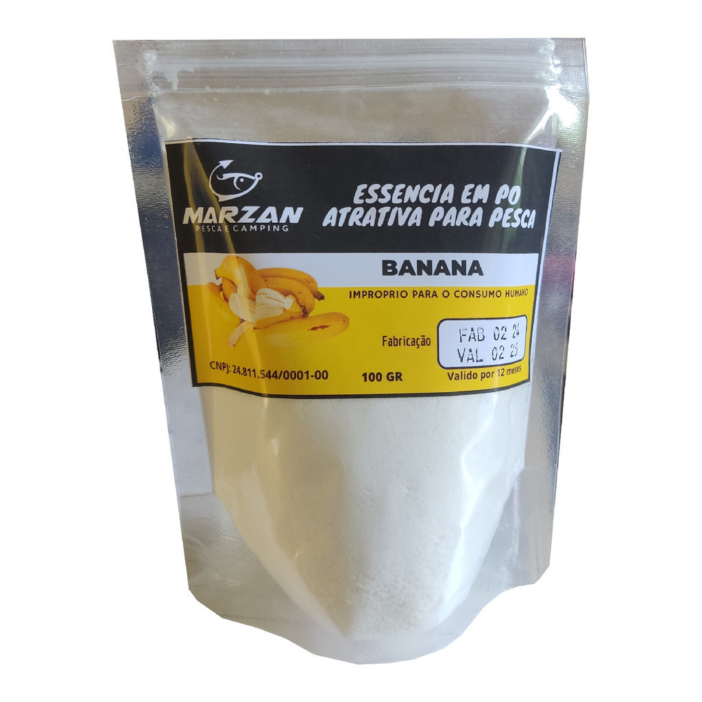 kir 4 Essência Atrativa Em Po para Pesca Banana - Marzan