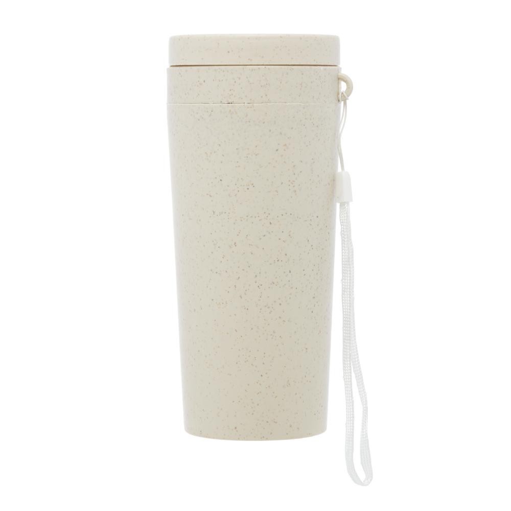 Copo Lyor Térmico Parede Dupla com Alça e Tampa Branco - Home & Living