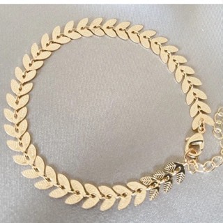 Pulseira banhada a ouro 18k de folha em Oferta na Shopee