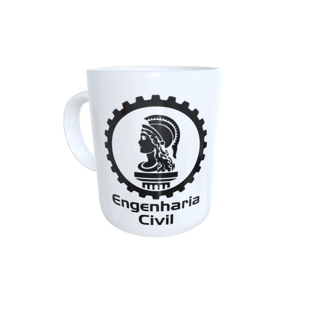 Caneca faculdade engenharia civil presente divertido curso