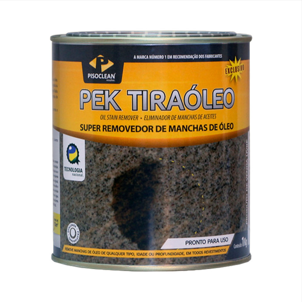 Pek Tiraóleo Removedor De Manchas De Óleo E Graxas Pisos 1kg - Pisoclean