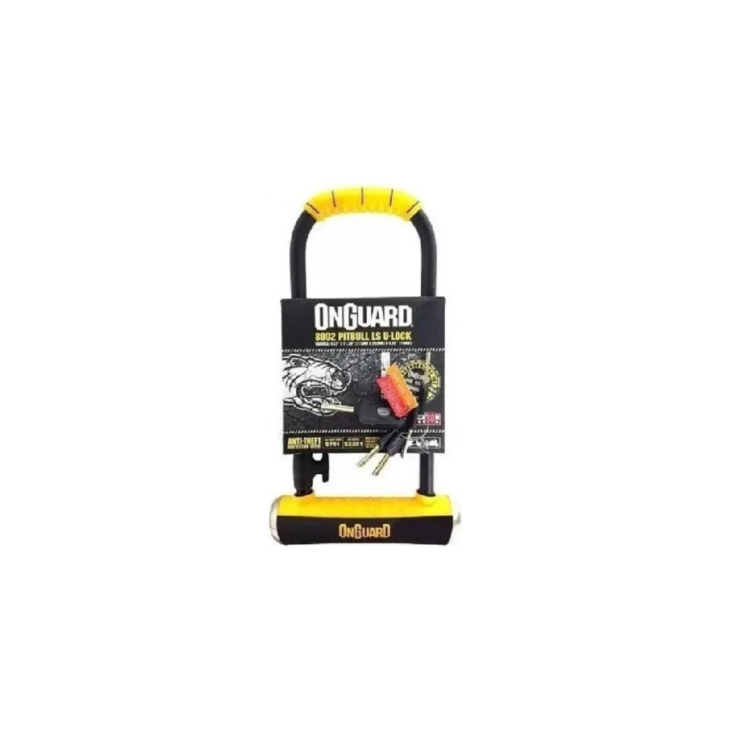 Cadeado Bicicleta Onguard Pitbull Ls U-lock 8002 - Sports & Outdoors