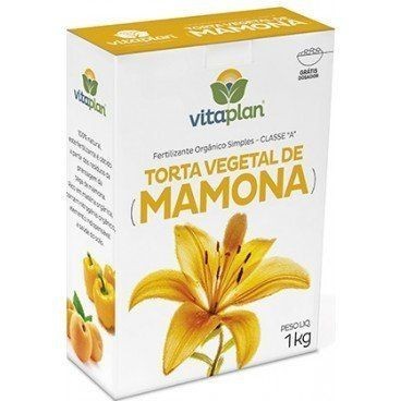 Fertilizante Torta Vegetal de Mamona 1KG - Vitaplan