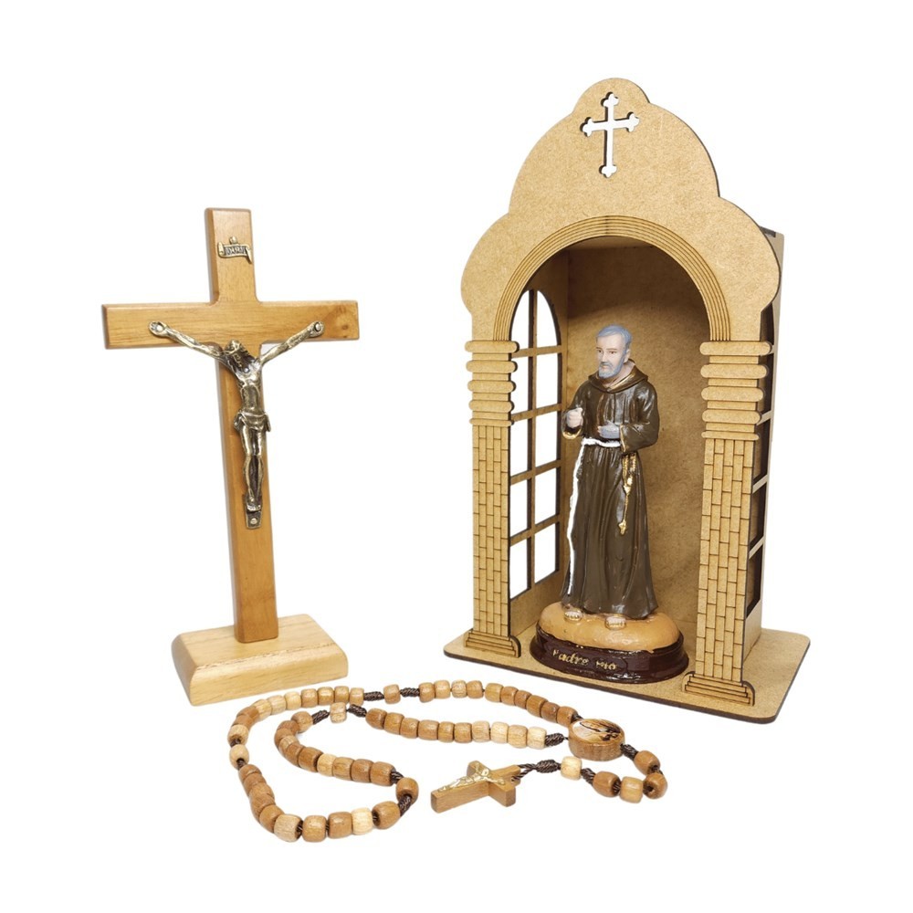 Kit Oratório São Padre Pio de Pietrelcina