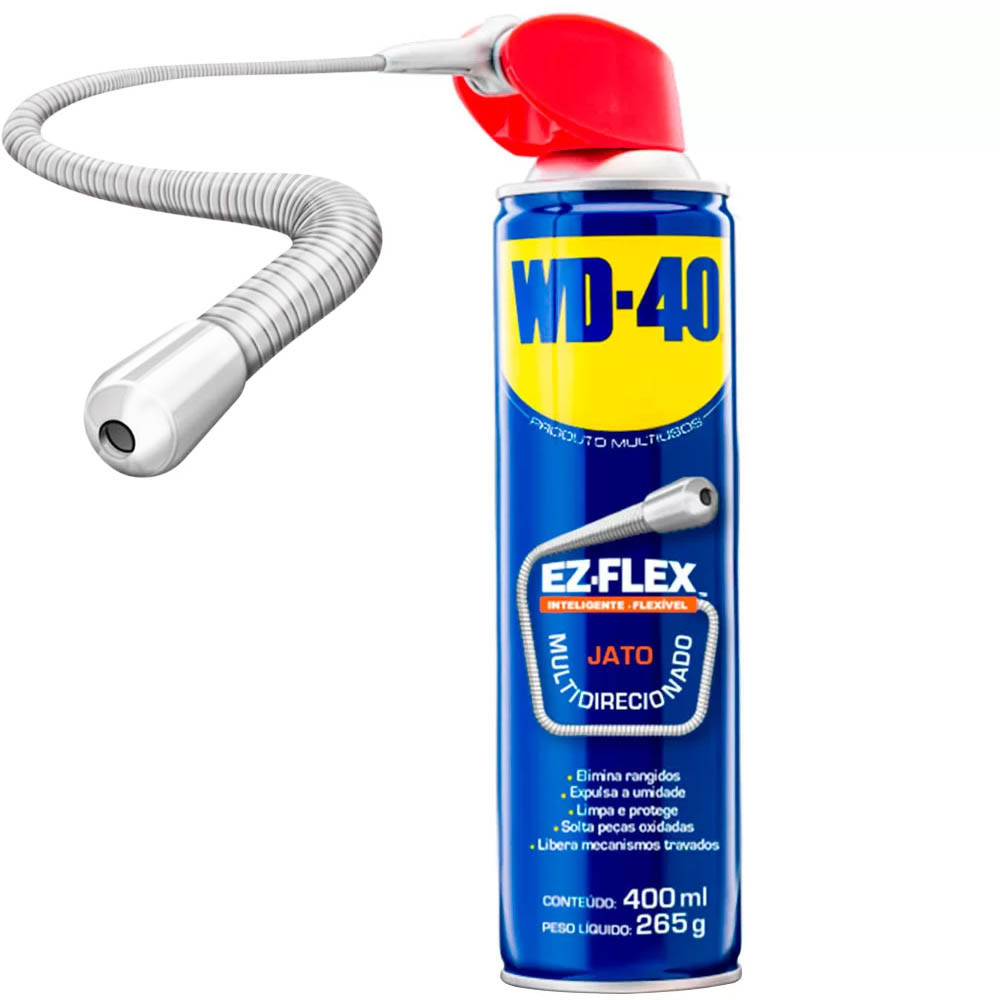 Lubrificante Multiusos WD-40 EZ-FLEX Spray com Jato Flexível 400ml