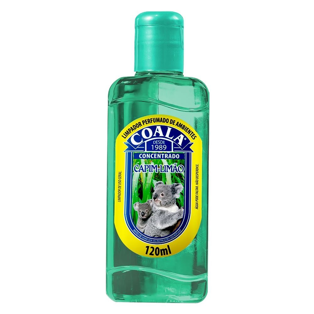 Coala Essências - Limpador Perfumado de Ambientes Capim-Limão 120 ml - Home & Living