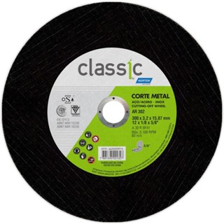 Disco de corte para metal 12" x 1/8" x 5/8" - AR302 - Norton